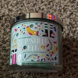 Bath & Body Works Top Shelf Elf 3 wick candle